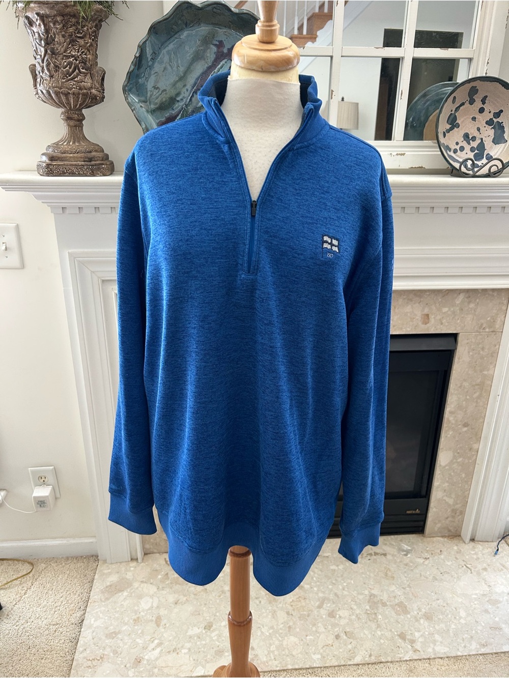 Under Armour Men's Royal Blue Half-Zip Pullover
